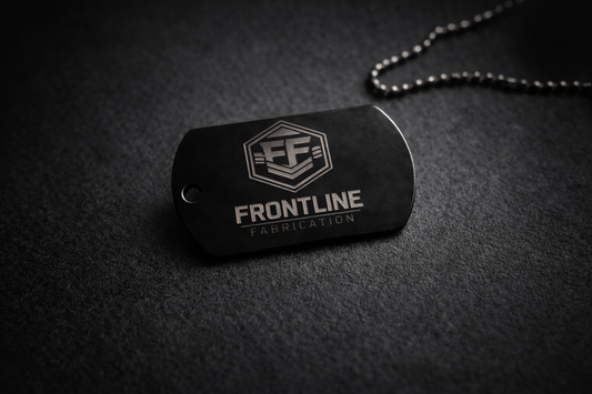 FF Tactical Logo Tag- Frontline Fabrication